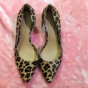 JCrew Cheetah Heels Size 8